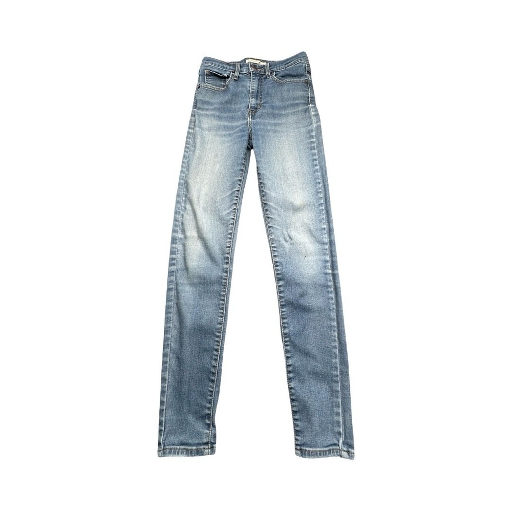 Levi's Jeans Womens 27 Blue Mile High Super Skinny‎ High Rise Denim Stretch